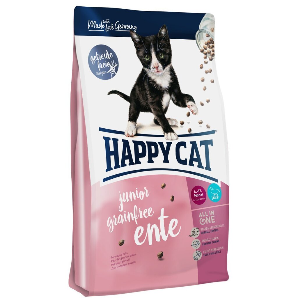 Happy Cat ar pīli augošiem kaķēniem Junior, 1,4 kg cena un informācija | Sausā barība kaķiem | 220.lv