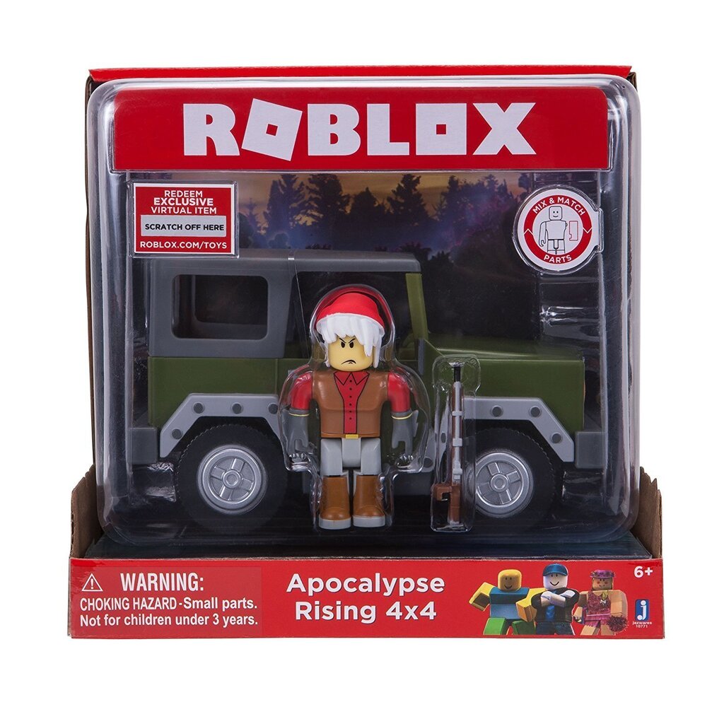 Figūriņa ar transportlīdzekli Jazwares Roblox Apocalypse Rising 4x4 cena un informācija | Rotaļlietas zēniem | 220.lv