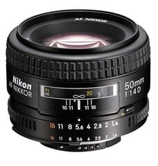 Nikon AF Nikkor 50mm f/1.4D цена и информация | Объективы | 220.lv