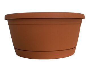 Nicoli вазон с тарелкой Rumba 20, коричневый цена и информация | Ящики для рассады | 220.lv