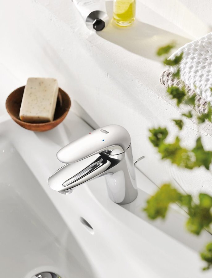 Grohe Eurostyle New Solid S izlietnes jaucējkrāns 23707003, hroms cena un informācija | Jaucējkrāni | 220.lv