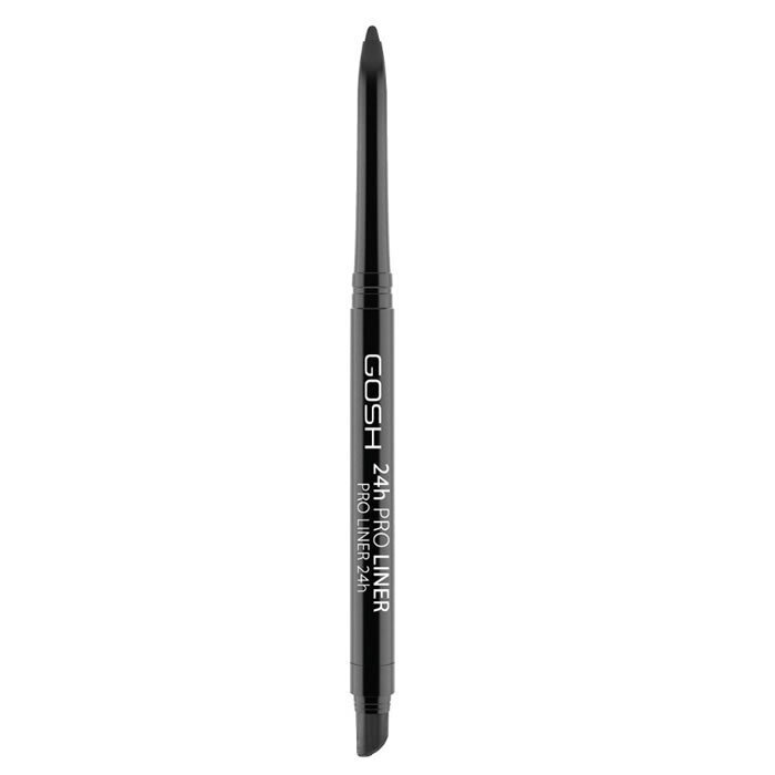 Acu kontūru zīmulis Gosh 24 h Pro Liner 0.35 g, 001 Black cena un informācija | Acu ēnas, skropstu tušas, zīmuļi, serumi | 220.lv