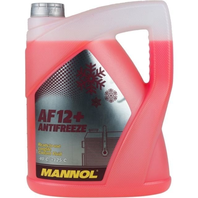 Antifrīzs Mannol AF12+ (Longlife) -40°C, 5L цена и информация | Vējstiklu un dzesēšanas šķidrumi | 220.lv
