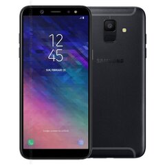 Samsung Galaxy A6 (2018), Single SIM Black cena un informācija | Mobilie telefoni | 220.lv