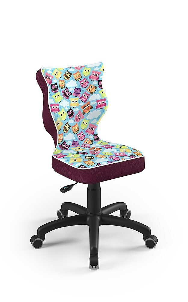 Ergonomisks bērnu krēsls Petit AA4, violets/krāsains cena un informācija | Biroja krēsli | 220.lv