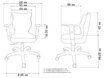 Ergonomisks biroja krēsls Uni AT01, melns цена и информация | Biroja krēsli | 220.lv