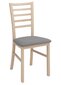 2-u krēslu komplekts Marynarz-2, gaiši brūns/pelēks cena un informācija | Virtuves un ēdamistabas krēsli | 220.lv
