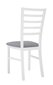 2-u krēslu komplekts Marynarz-2, pelēks/balts cena un informācija | Virtuves un ēdamistabas krēsli | 220.lv