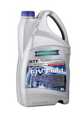 Transmisijas eļļa Ravenol ATF T-IV Fluid 4L Toyota/Aisin AW цена и информация | Масла для других деталей автомобиля | 220.lv