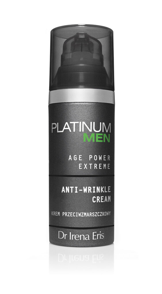 Pretgrumbu krēms vīriešiem Dr Irena Eris Platinum Men 24h 50 ml cena un informācija | Sejas krēmi | 220.lv