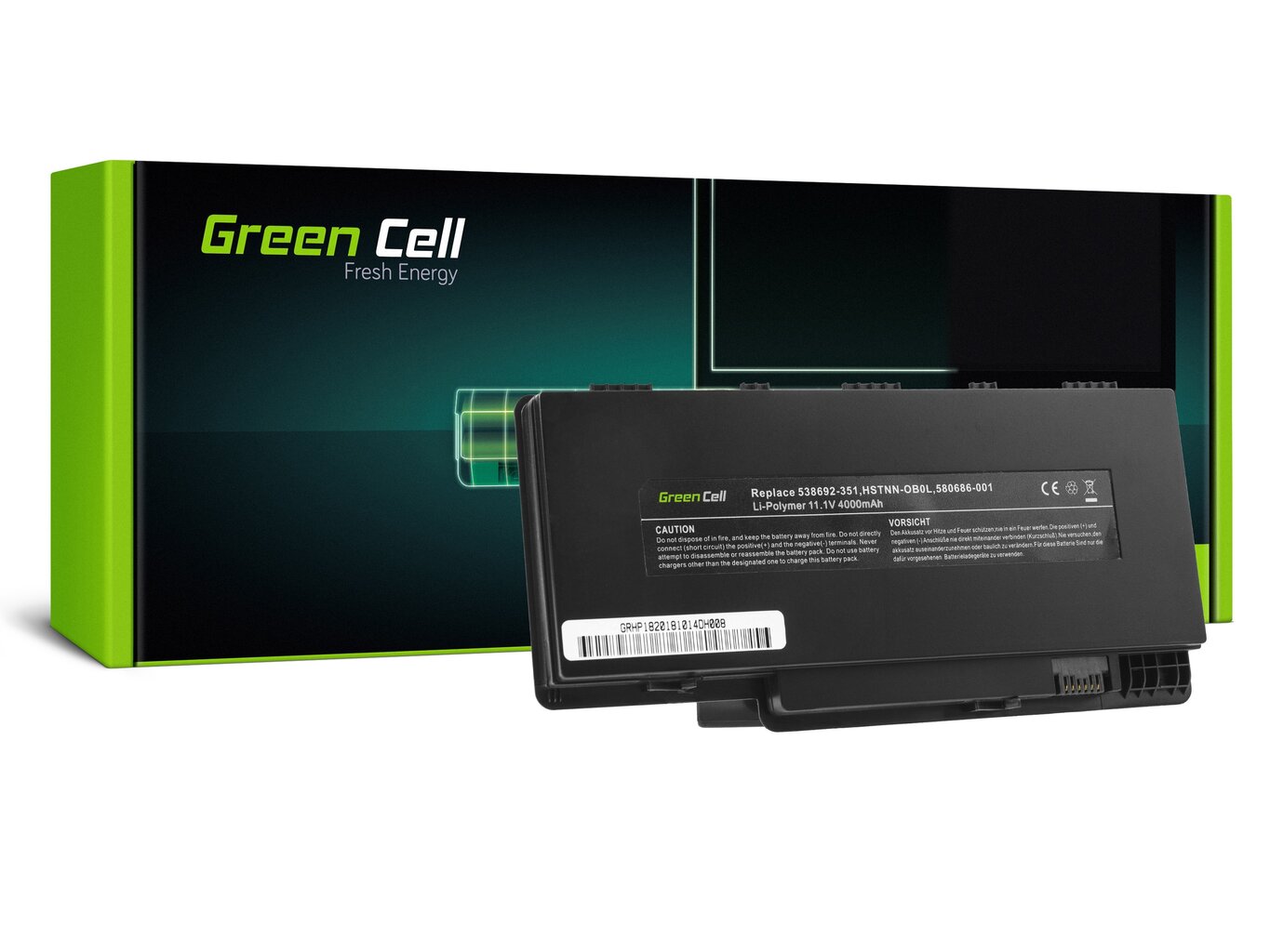 Green Cell Laptop Battery HP Pavilion DM3 DM3Z DM3T DV4-3000 цена и информация | Akumulatori portatīvajiem datoriem | 220.lv