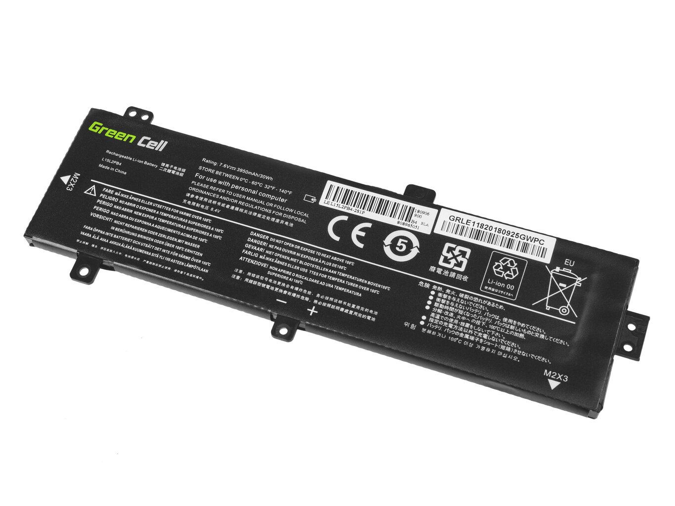 Green Cell Laptop Battery L15C2PB3 L15L2PB4 L15M2PB3 L15S2TB0 Lenovo Ideapad 310-15IAP 310-15IKB 310-15ISK 510-15IKB 510-15ISK цена и информация | Akumulatori portatīvajiem datoriem | 220.lv