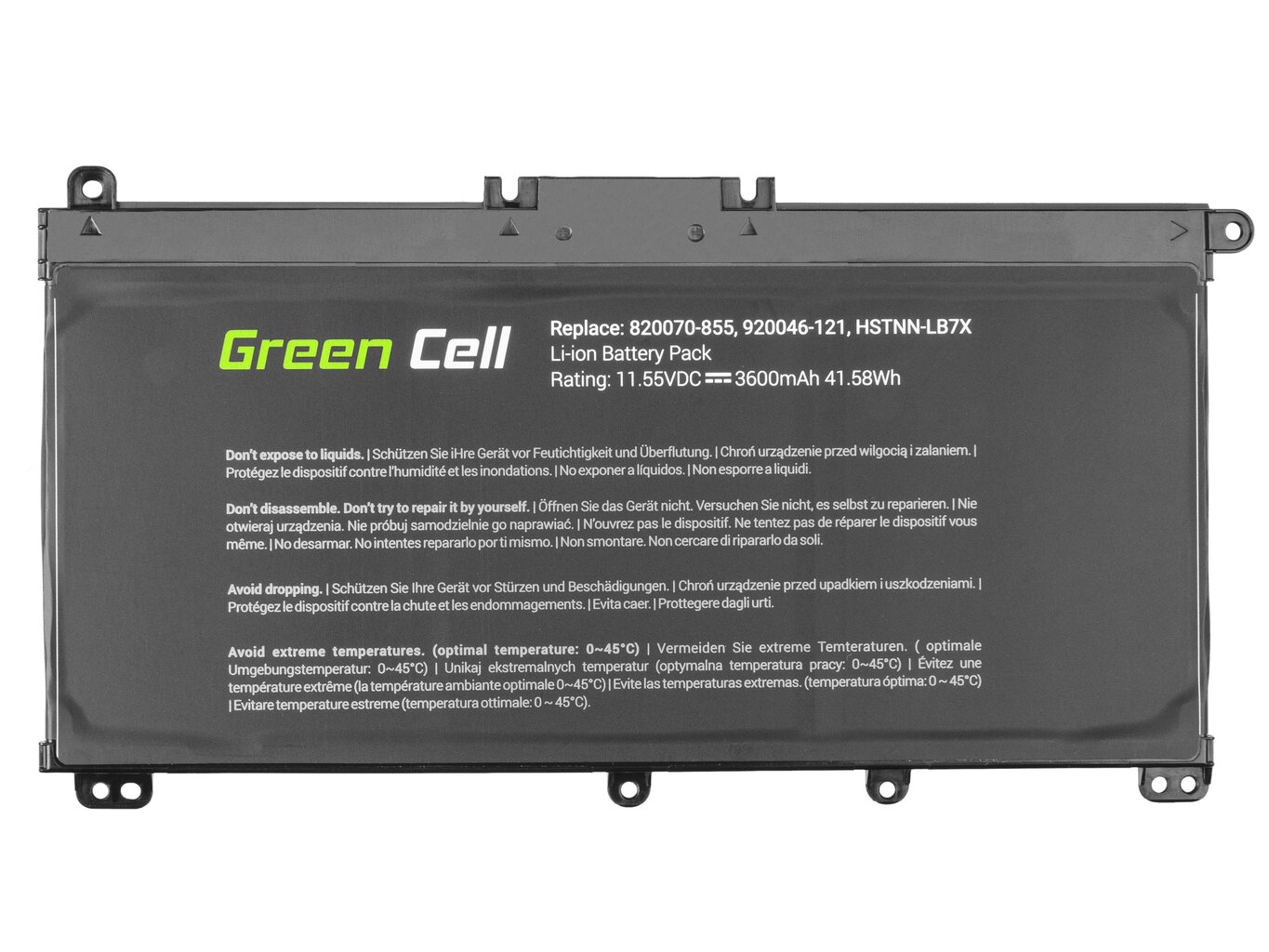 Green Cell Laptop Battery TF03XL HSTNN-LB7X 920046-421 920070-855 HP 14-BP Pavilion 14-BF 14-BK 15-CC 15-CD 15-CK 17-AR цена и информация | Akumulatori portatīvajiem datoriem | 220.lv