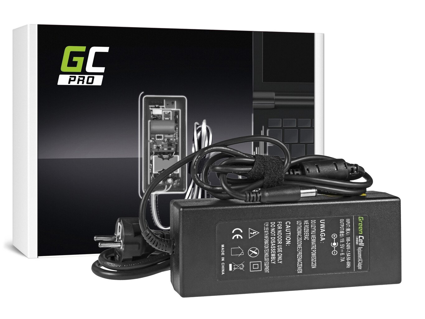 Green Cell 19.5V, 6.7A, 130W cena un informācija | Lādētāji portatīvajiem datoriem | 220.lv
