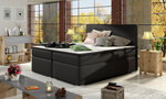 Кровать Divalo BD05, 140х200 см, черная