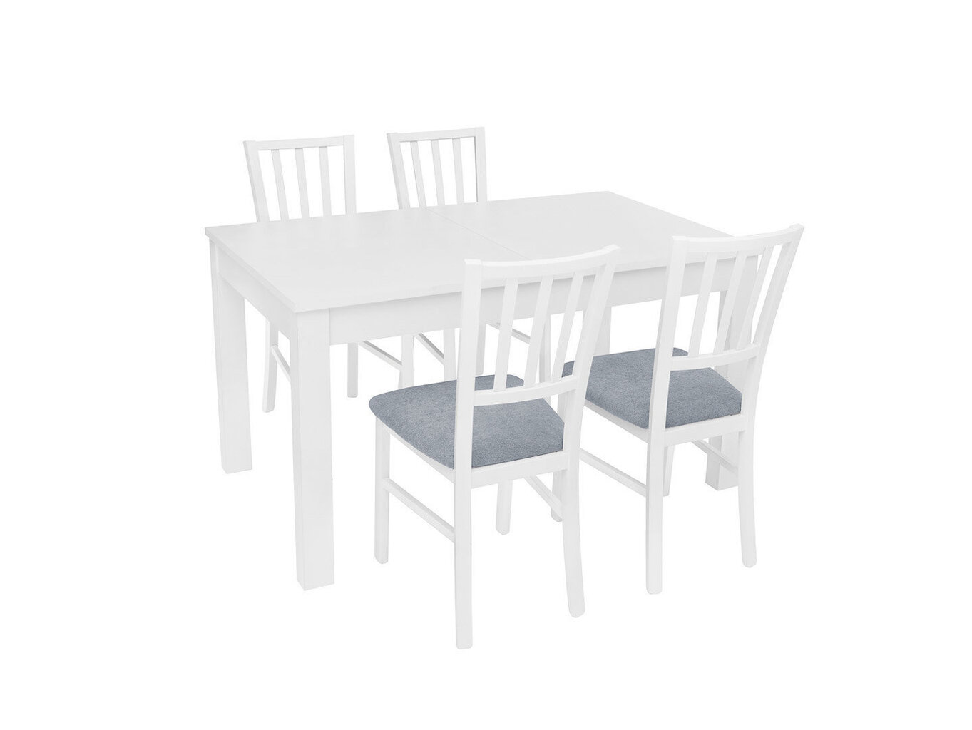 Paplašināms galds Bryk2 140, balts цена и информация | Virtuves galdi, ēdamgaldi | 220.lv