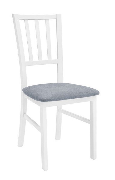 2-u krēslu komplekts Marynarz-1, pelēks/balts cena un informācija | Virtuves un ēdamistabas krēsli | 220.lv