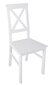 2 krēslu komplekts Alla 4, balts cena un informācija | Virtuves un ēdamistabas krēsli | 220.lv