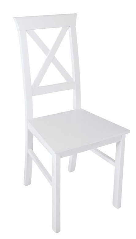 2 krēslu komplekts Alla 4, balts цена и информация | Virtuves un ēdamistabas krēsli | 220.lv
