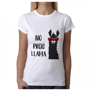 Sieviešu T-krekls "No prob-llama" цена и информация | Оригинальные футболки | 220.lv