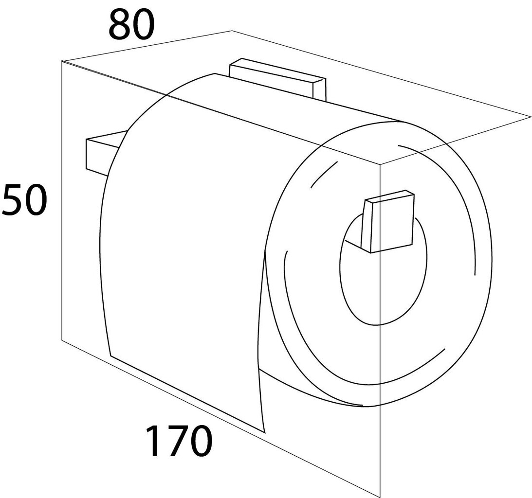 "Tiger Items" Tualetes papīra turētājs, skrāpēta tērauda, vannas un dušas istabai cena un informācija | Vannas istabas aksesuāri | 220.lv