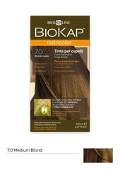 Matu krāsa Biokap Nutricolor Nr. 7.0 Medium Blond Dye 140 ml cena un informācija | Matu krāsas | 220.lv