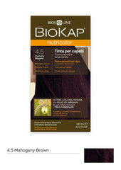 Matu krāsa Biokap Nutricolor Nr. 4.5 Mahogany Brown Dye 140 ml cena un informācija | Matu krāsas | 220.lv