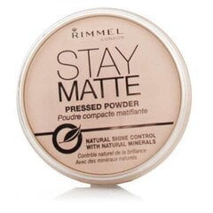 Rimmel London Stay Matte pūderis 14 g, 002 Pink Blossom цена и информация | Пудры, базы под макияж | 220.lv