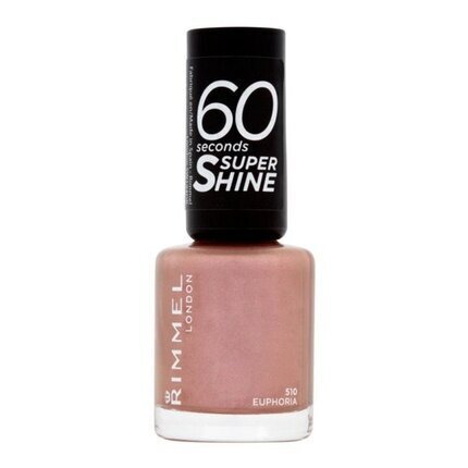 Rimmel London 60 Seconds Super Shine nagu laka 8 ml, 510 Euphoria cena un informācija | Nagu lakas, stiprinātāji | 220.lv