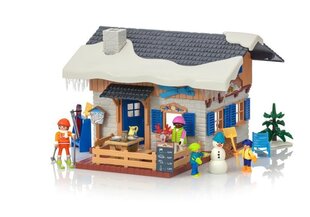 9280 PLAYMOBIL® Family Fun Slēpošanas kūrorta terase cena un informācija | Konstruktori | 220.lv