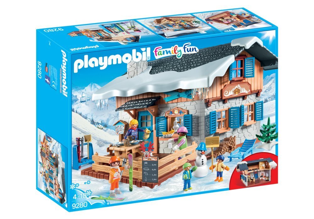 9280 PLAYMOBIL® Family Fun Slēpošanas kūrorta terase cena un informācija | Konstruktori | 220.lv