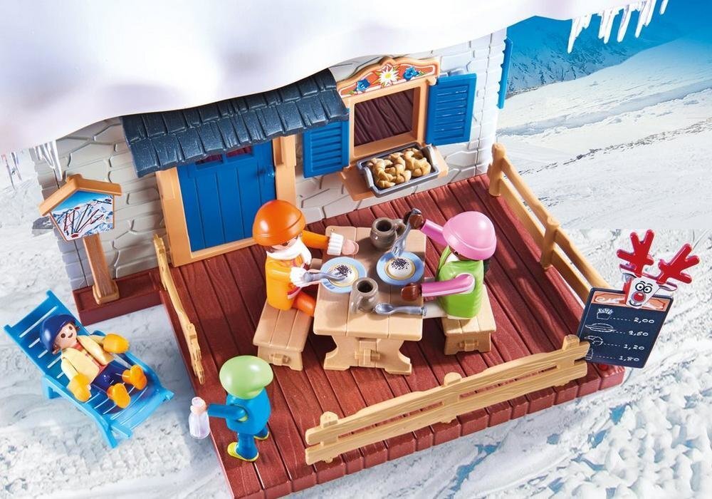 9280 PLAYMOBIL® Family Fun Slēpošanas kūrorta terase cena un informācija | Konstruktori | 220.lv