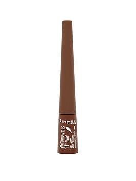 Uzacu pūderis Rimmel Brow Shake 2,5 g, Dark Brown cena un informācija | Uzacu krāsas, zīmuļi | 220.lv