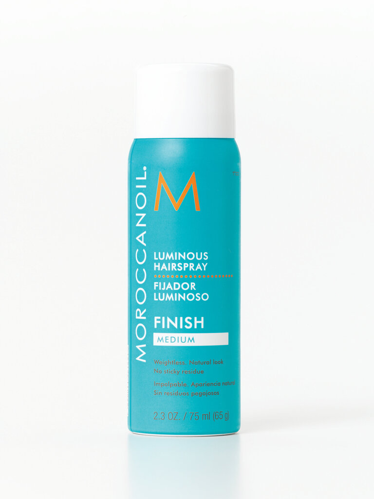 Vidējās fiksācijas matu laka Moroccanoil Luminous 75 ml цена и информация | Matu veidošanas līdzekļi | 220.lv