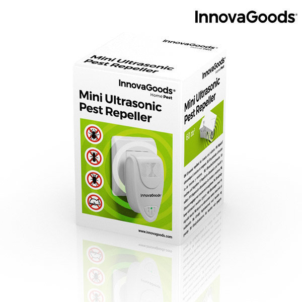 InnovaGoods Mini Ultragarsinis grauzēju un kukaiņu atbaidīšanas ierīce cena un informācija | Dzīvnieku atbaidīšanas līdzekļi | 220.lv
