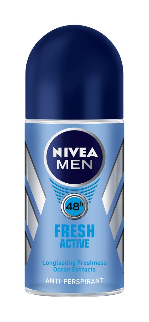 Rullīšu dezodorants vīriešiem Nivea Active Fresh 50 ml cena un informācija | Dezodoranti | 220.lv