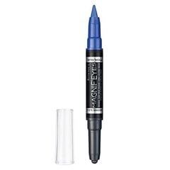 Acu ēnas Rimmel London Magnif Eyes 1.6 g, Nr.004 Dark Side of Blue cena un informācija | Acu ēnas, skropstu tušas, zīmuļi, serumi | 220.lv