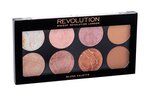 Makeup Revolution London Vaigu sārtumu palete 12,8 g, Hot Spice, Golden Sugar