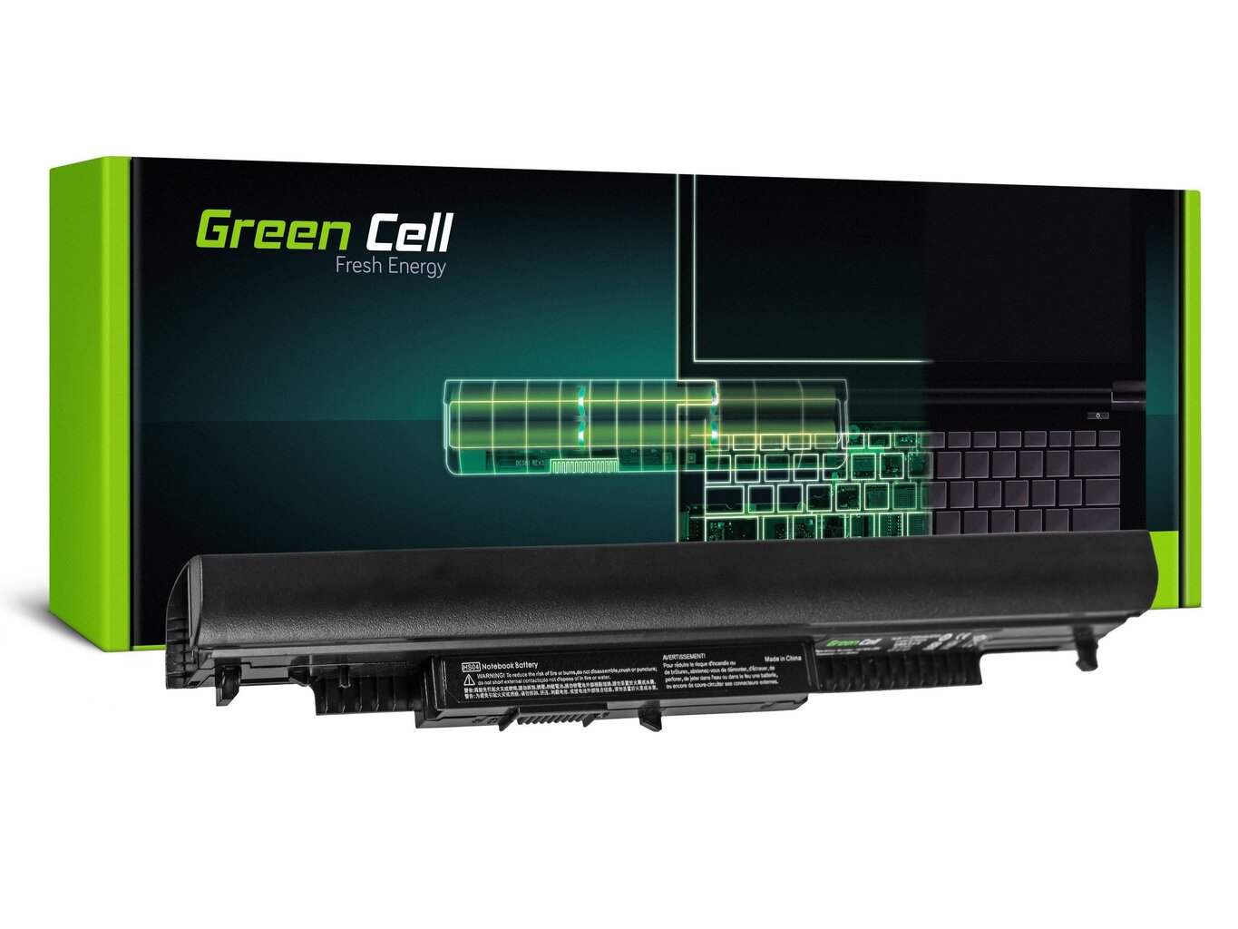 Green Cell ® Laptop Akumulators HS04 807957-001 piemērots HP 14 15 17, HP 240 245 250 255 G4 G5 цена и информация | Akumulatori portatīvajiem datoriem | 220.lv