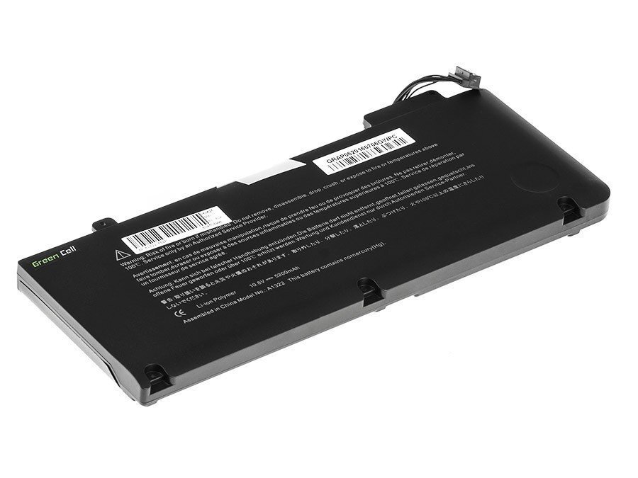 Green Cell ® Laptop Akumulators A1322 piemērots Apple MacBook Pro 13 A1278 2009-2012 cena un informācija | Akumulatori portatīvajiem datoriem | 220.lv