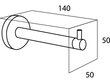 "Tiger Boston” rezerves tualetes papīra turētājs vannas un dušas istabai cena un informācija | Vannas istabas aksesuāri | 220.lv