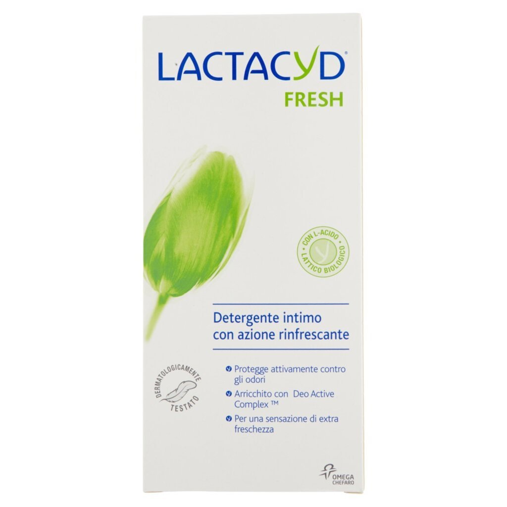 Intīmās higiēnas mazgāšanas līdzeklis Lactacyd Fresh sievietēm 300 ml cena un informācija | Intīmās higiēnas līdzekļi | 220.lv