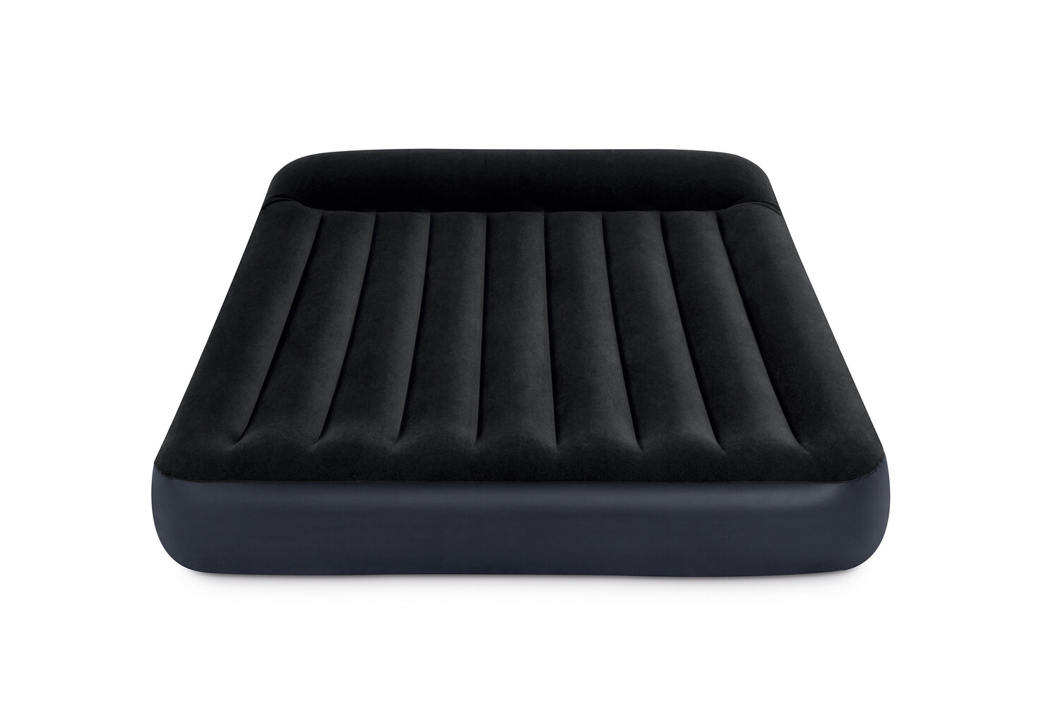 Piepūšamais matracis Intex Dura-Beam Pillow Rest Classic Queen 203x152x22 cm, ar integrētu pumpi cena un informācija | Piepūšamie matrači un mēbeles | 220.lv