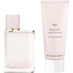 Komplekts Burberry Her: parfimērijas ūdens EDP sievietēm 50 ml + ķermeņa losjons 75 ml цена и информация | Женские духи | 220.lv