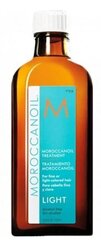 Масло для волос Moroccanoil Treatment Light 100 мл цена и информация | Распылите крем-спрей на волосы на расстоянии 20-25 см, расчешите их расческой. | 220.lv
