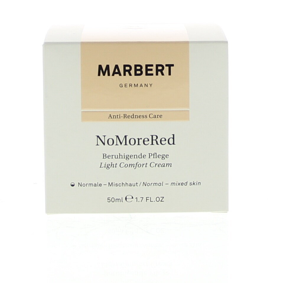 Nomierinošs sejas krēms Marbert No More Red Comfort 50 ml cena un informācija | Sejas krēmi | 220.lv