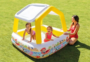 Надувной бассейн с навесом Intex Sun Shade, 157x157x122 см цена и информация | Бассейны | 220.lv