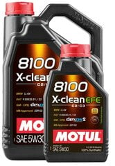 Eļļa Motul 8100 X-Clean Efe C2/C3 Synthetic, 5W30, 5L цена и информация | Моторное масло | 220.lv
