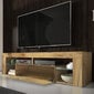 TV galdiņš Hugo LED, brūns цена и информация | TV galdiņi | 220.lv