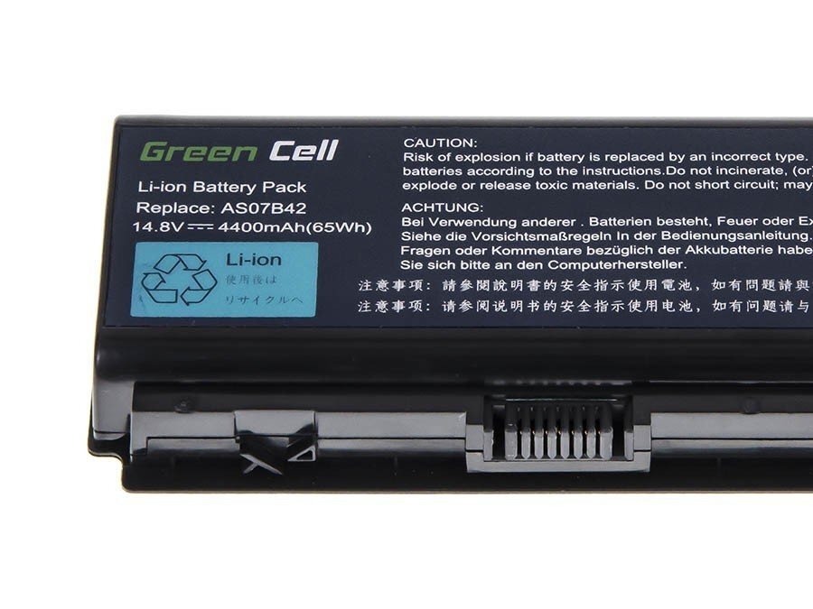 Green Cell Laptop Akumulators piemērots Acer Aspire 7720 7535 6930 5920 5739 5720 5520 5315 5220 14.8V cena un informācija | Akumulatori portatīvajiem datoriem | 220.lv